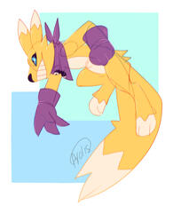 KidRenamon (commission)